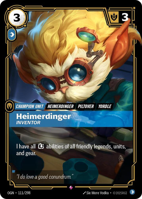 Heimerdinger - Inventor - Origins (OGN) (111/298)