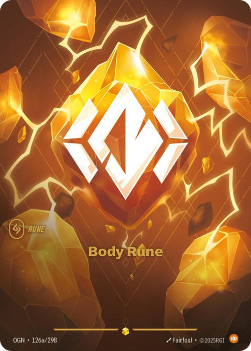 Body Rune (Alternate Art) - Origins (OGN) (126a/298)
