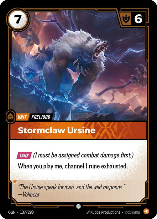 Stormclaw Ursine - Origins (OGN) (137/298)