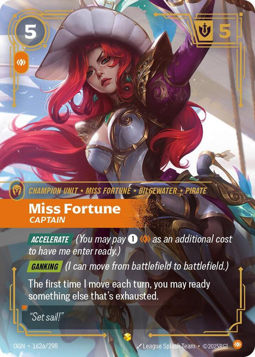 Miss Fortune - Captain (Alternate Art) - Origins (OGN) (162a/298)
