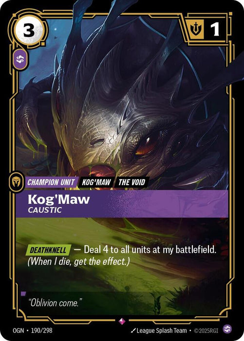 Kog'Maw - Caustic - Origins (OGN) (190/298)