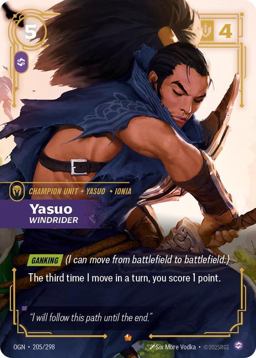 Yasuo - Windrider - Origins (OGN)(205/298)