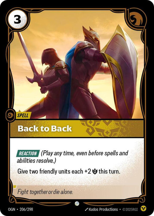 Back to Back - Origins (OGN) (206/298)