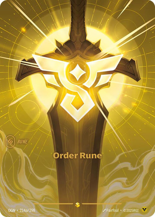Order Rune (Alternate Art) - Origins (OGN) (214a/298)