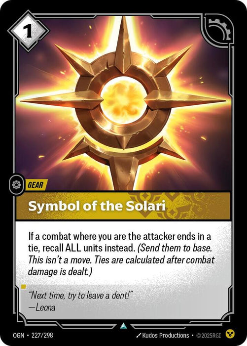 Symbol of the Solari - Origins (OGN) (227/298)
