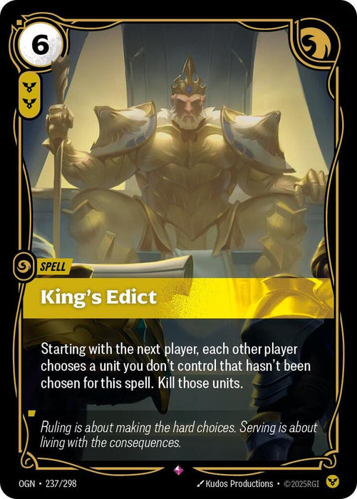 King's Edict - Origins (OGN) (237/298)