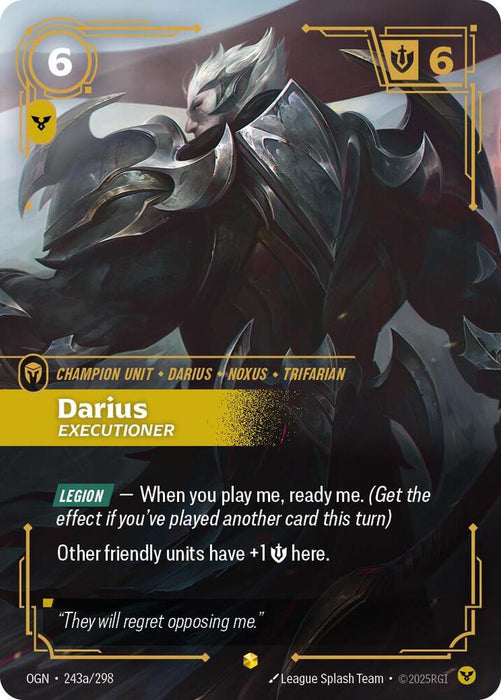 Darius - Executioner (Alternate Art) - Origins (OGN) (243a/298)