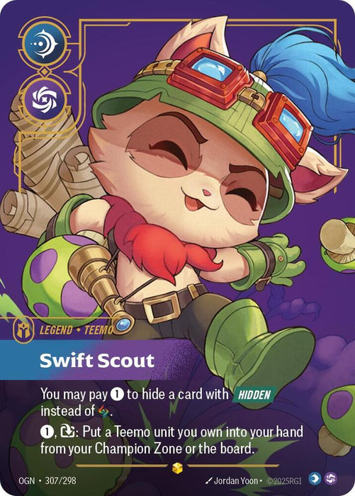 Teemo, Swift Scout (Overnumbered) - Origins (OGN) (307/298)