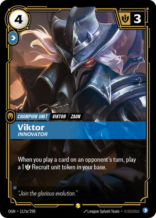 Viktor - Innovator (Alternate Art) - Origins (OGN) (177a/298)