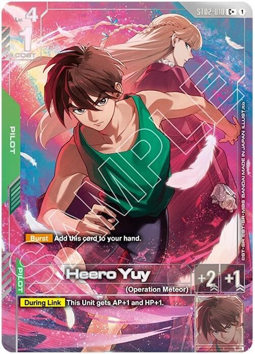Heero Yuy (C+) (PB01) - Gundam Promotional Cards (GCG-PR) (ST02-010)