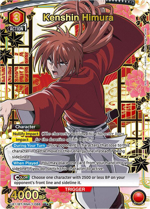Kenshin Himura (088) (R*) - UE11BT: Rurouni Kenshin (UE11BT)