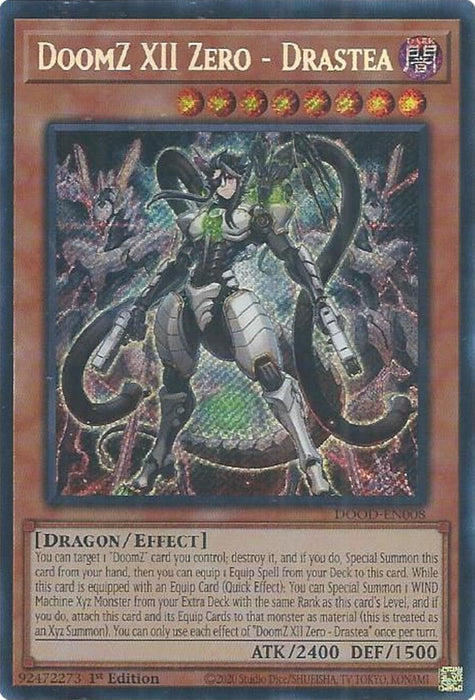DoomZ XII Zero - Drastea [DOOD-EN008] Secret Rare