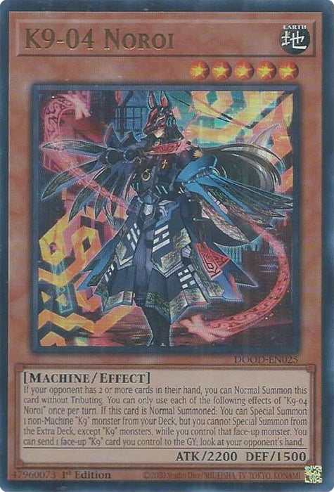 K9-04 Noroi [DOOD-EN025] Ultra Rare