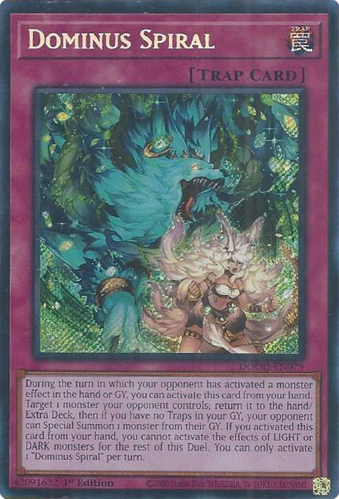 Dominus Spiral [DOOD-EN079] Secret Rare