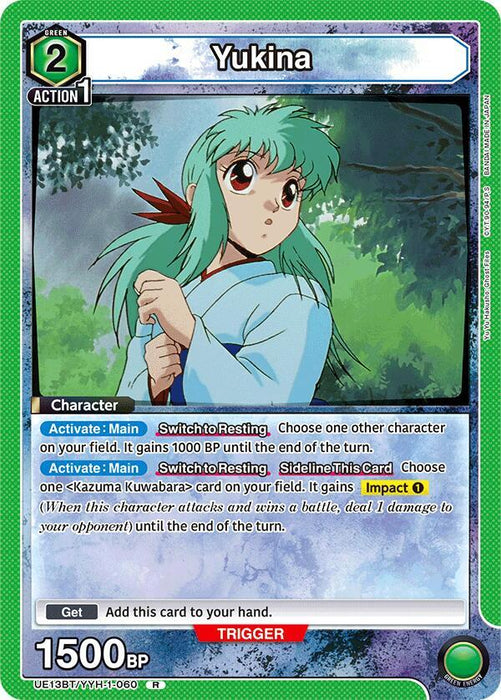 Yukina (060) (Box Topper Foil) - UE13BT: Yu Yu Hakusho: Ghost Files (UE13BT)