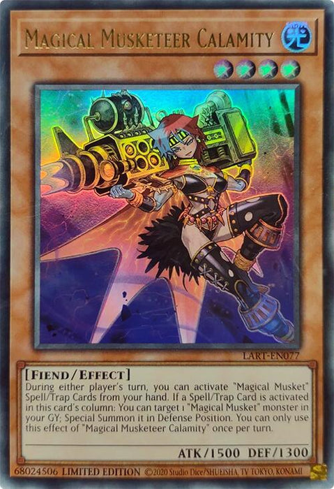 Magical Musketeer Calamity [LART-EN077] Ultra Rare