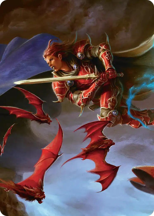 The Destined Warrior Scene Art Card [FINAL FANTASY Art Series]