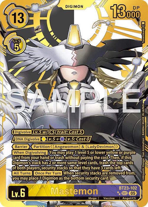 Mastemon [BT23-102] (Rare Pull) [Hackers' Slumber]