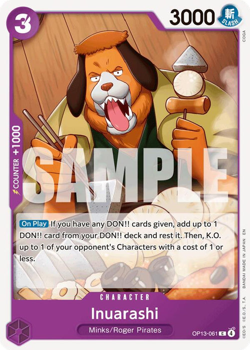 Inuarashi [Carrying On His Will]