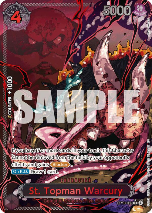 St. Topman Warcury (Parallel) [Carrying On His Will]