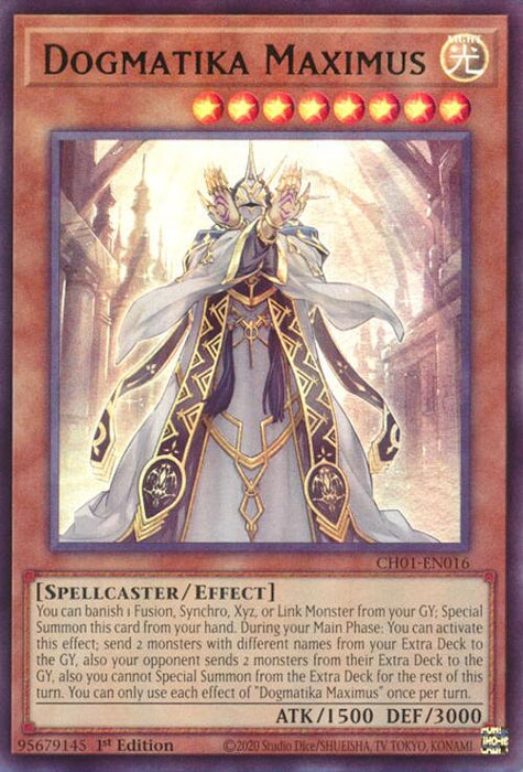 Dogmatika Maximus [CH01-EN016] Ultra Rare