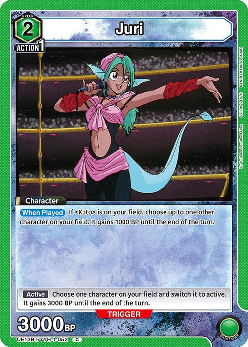 Juri (052) - UE13BT: Yu Yu Hakusho: Ghost Files (UE13BT)