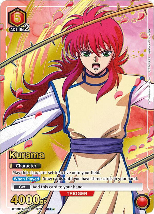 Kurama (073) (SR**) - UE13BT: Yu Yu Hakusho: Ghost Files (UE13BT)