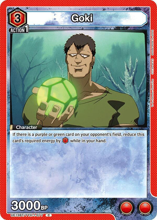 Goki (077) - UE13BT: Yu Yu Hakusho: Ghost Files (UE13BT)