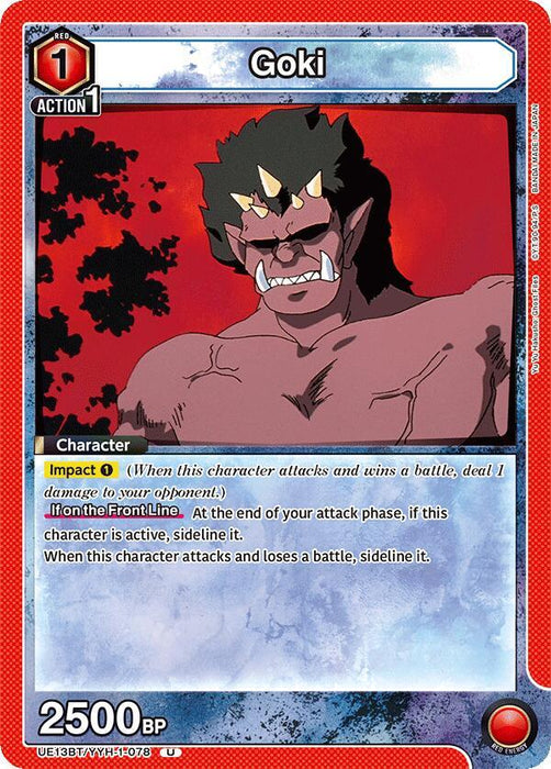 Goki (078) - UE13BT: Yu Yu Hakusho: Ghost Files (UE13BT)