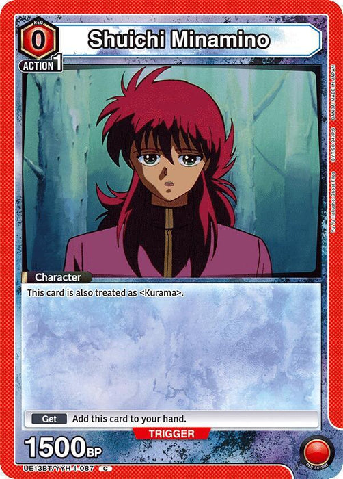 Shuichi Minamino (087) - UE13BT: Yu Yu Hakusho: Ghost Files (UE13BT)