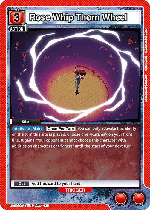 Rose Whip Thorn Wheel (093) - UE13BT: Yu Yu Hakusho: Ghost Files (UE13BT)
