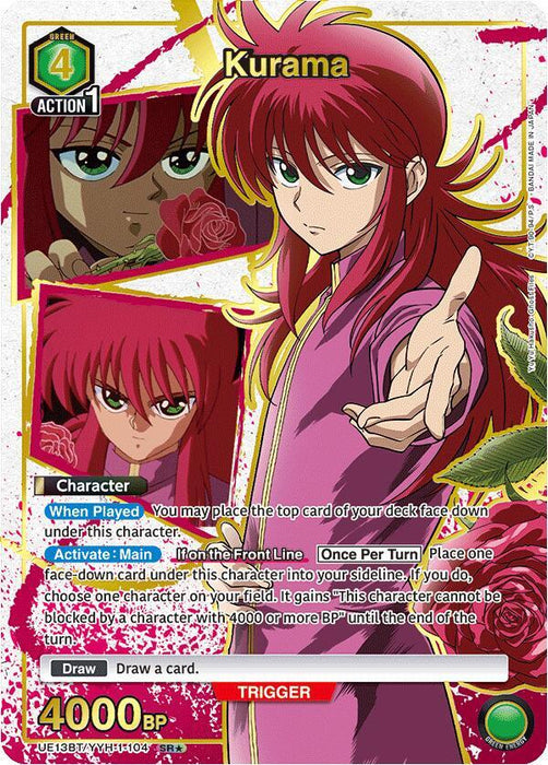 Kurama (104) (SR*) - UE13BT: Yu Yu Hakusho: Ghost Files (UE13BT)