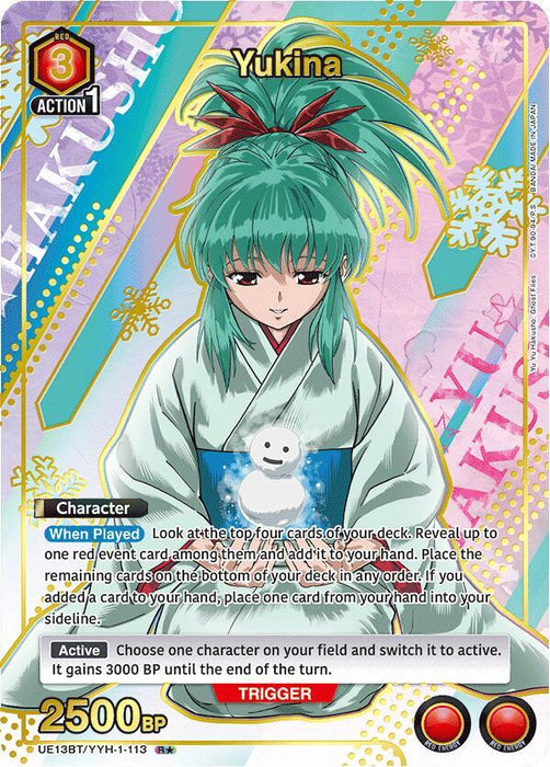 Yukina (113) (R*) - UE13BT: Yu Yu Hakusho: Ghost Files (UE13BT)