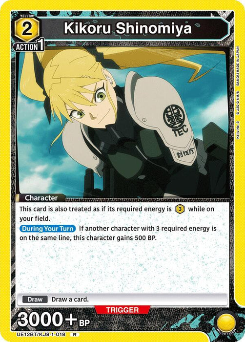 Kikoru Shinomiya (018) - UE12BT: Kaiju No. 8 (UE12BT)