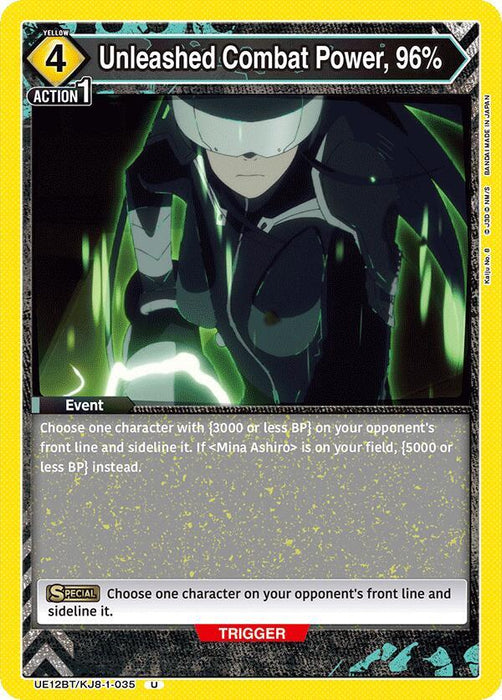 Unleashed Combat Power, 96% (035) - UE12BT: Kaiju No. 8 (UE12BT)