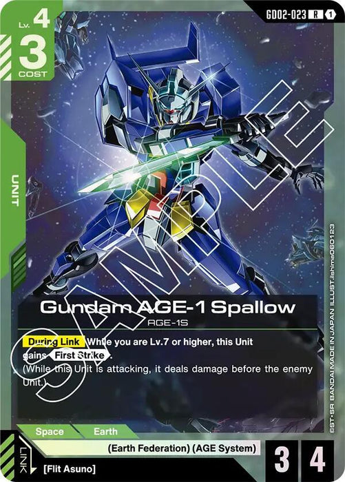 Gundam AGE-1 Spallow - Dual Impact (GD02-023)