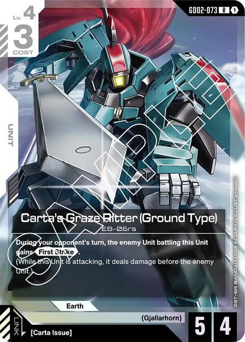 Carta's Graze Ritter (Ground Type) - Dual Impact (GD02-073)