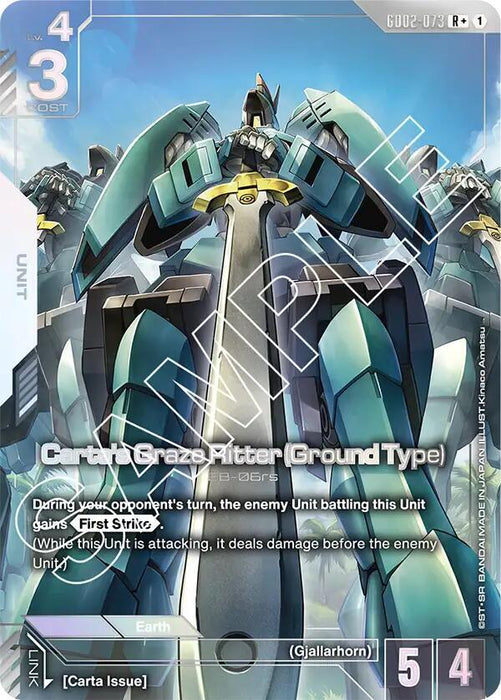 Carta's Graze Ritter (Ground Type) (R+) - Dual Impact (GD02-073)