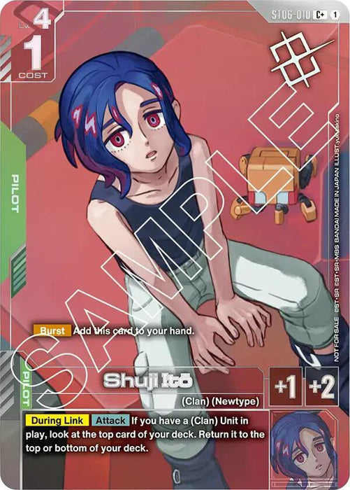 Shuji Ito (Store Tournament Winner Pack 02) - Gundam Promotional Cards (GCG-PR) (ST06-010)