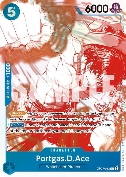 Portgas.D.Ace (OP07-053) (3rd Anniversary Treasure Campaign Pack) [One Piece Promotion Cards]