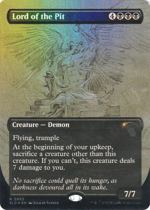 Lord of the Pit (Sketch Showcase) (Rainbow Foil) [Secret Lair Drop Series]