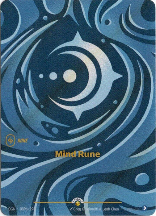 Mind Rune - Riftbound Organized Play Promotional Cards (089b/298)