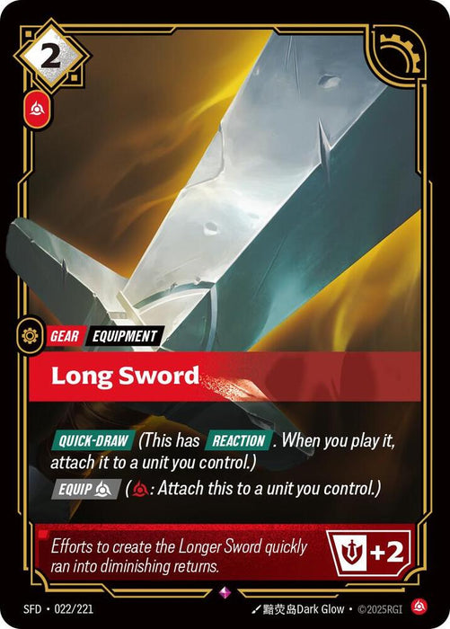 Long Sword - Spiritforged (SPF) (022/221)