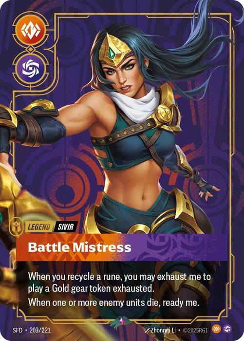 Sivir - Battle Mistress - Spiritforged (SPF) (203/221)