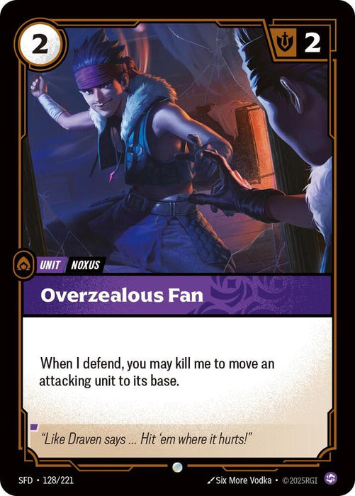 Overzealous Fan - Spiritforged (SPF) (128/221)