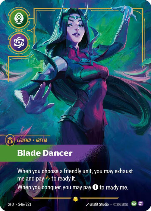 Irelia - Blade Dancer (Overnumbered) - Spiritforged (SPF) (246/221)