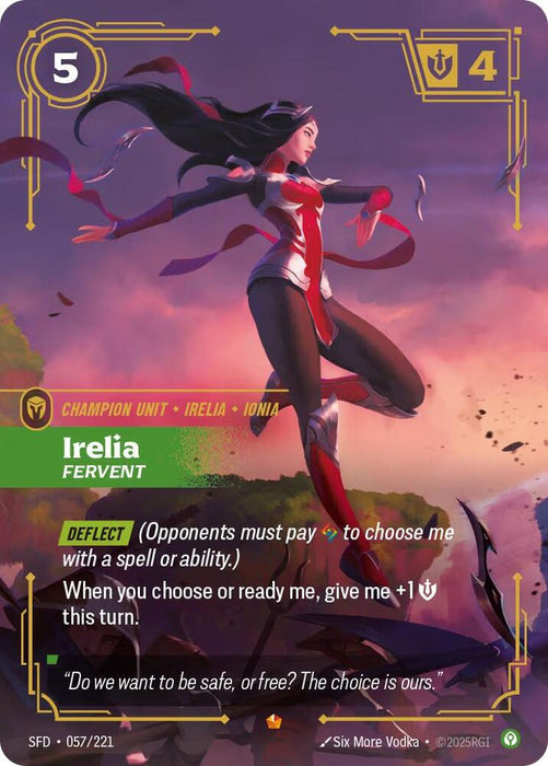 Irelia - Fervent - Spiritforged (SPF) (057/221)