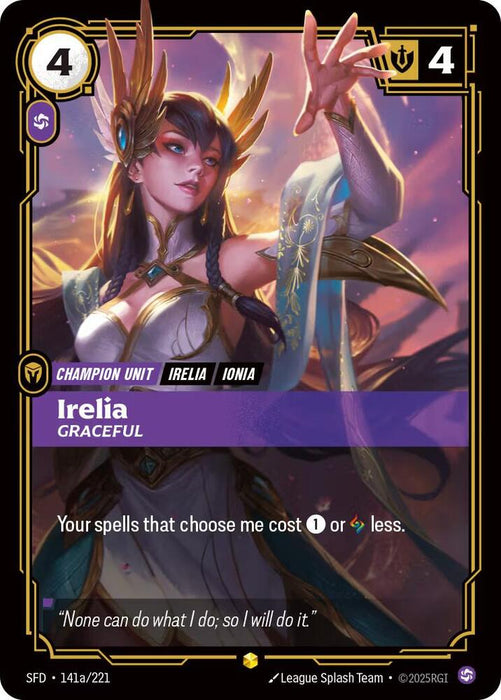 Irelia - Graceful (Alternate Art) - Spiritforged (SPF) (141a/221)