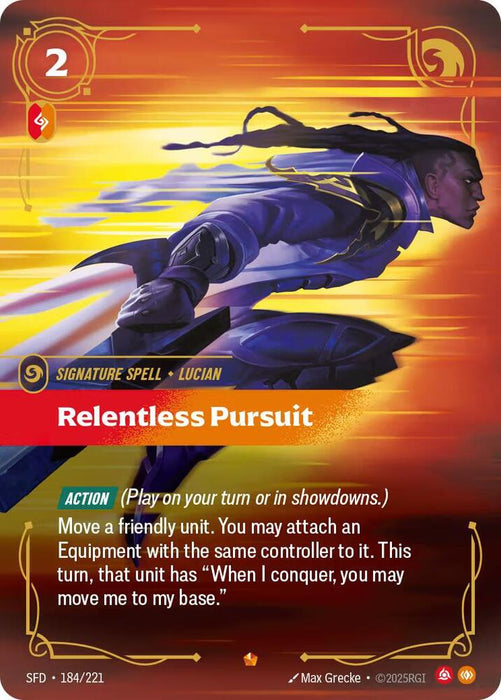 Relentless Pursuit - Spiritforged (SPF) (184/221)