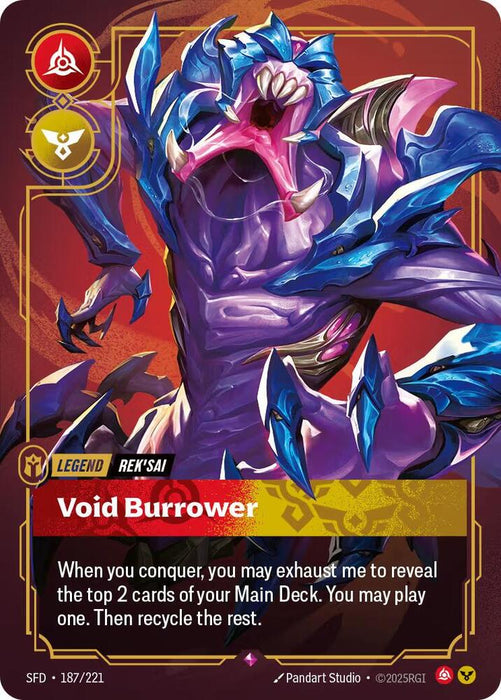 Rek'sai - Void Burrower - Spiritforged (SPF) (187/221)